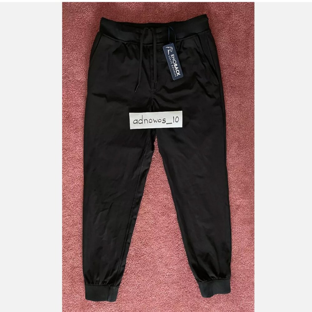 NEW Men's Rhoback Joggers Black Size Small Dashers